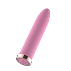 Passion Play Rechargeable Vibrating Bullet – USB Rechargeable 9.8 cm Vibrator Pink > Vibrators > Mini Vibrators