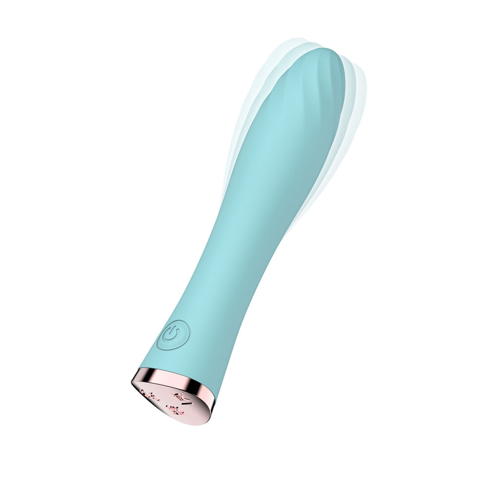 Passion Play Ultra Power Silicone USB Rechargeable Vibrating Bullet 12.9 cm Blue > Vibrators > Mini Vibrators