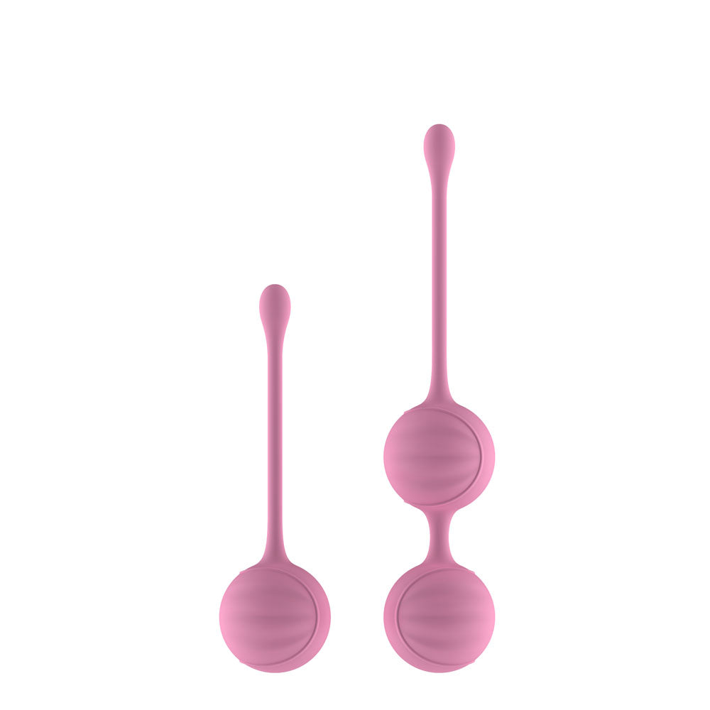 Passion Play Silicone Kegel Ball Set – Beginner-Friendly Kegel Balls Set of 2 Pink > Sex Toys For Ladies > Vibrating Eggs Main image