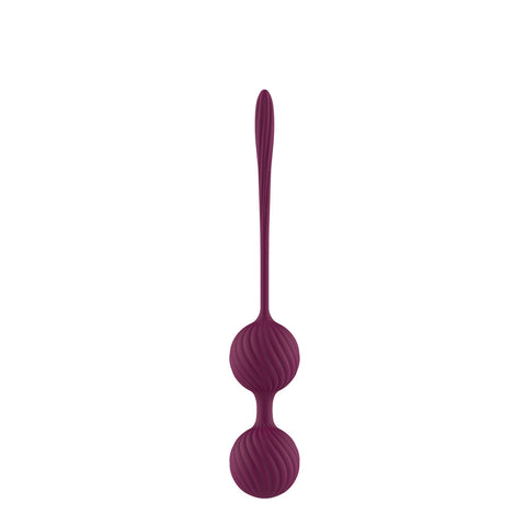 Passion Play Dual Kegel Balls – Pelvic Floor Trainer Purple > Sex Toys For Ladies > Kegel Exercise