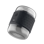 Passion Play Vibrating Double Stroker – USB Rechargeable Double Ended Stroker Clear > Sex Toys For Men > Masturbators > Vibrating