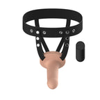 Passion Play Vibrating Smooth Hollow Strap-On USB Rechargeable 15.5 cm Strap-On > Dildos > Hollow Strap Ons