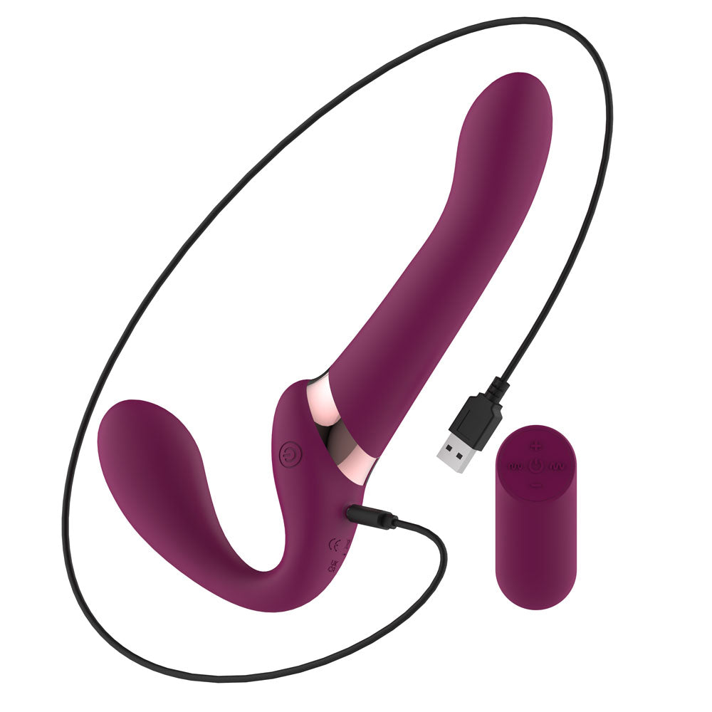 Passion Play Strapless Dildo USB Rechargeable with Wireless Remote Controller > Dildos > Strapless Strap Ons
