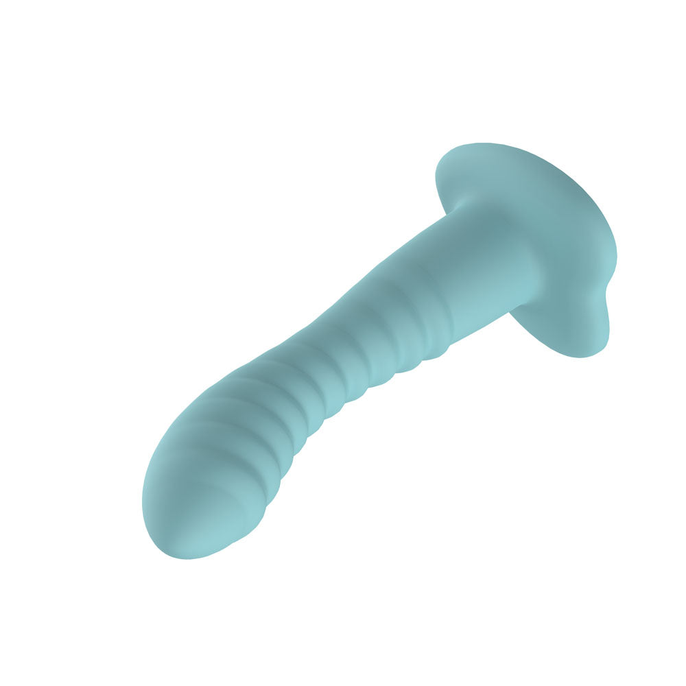 Passion Play Liquid Silicone Ridged Dildo – 18 cm Silicone Dildo > Dildos > Neutral Dildos