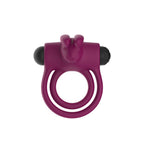 Passion Play Silicone Rabbit Vibrating Cock Ring – USB Rechargeable Penis Ring > Sex Toys > Couples Toys