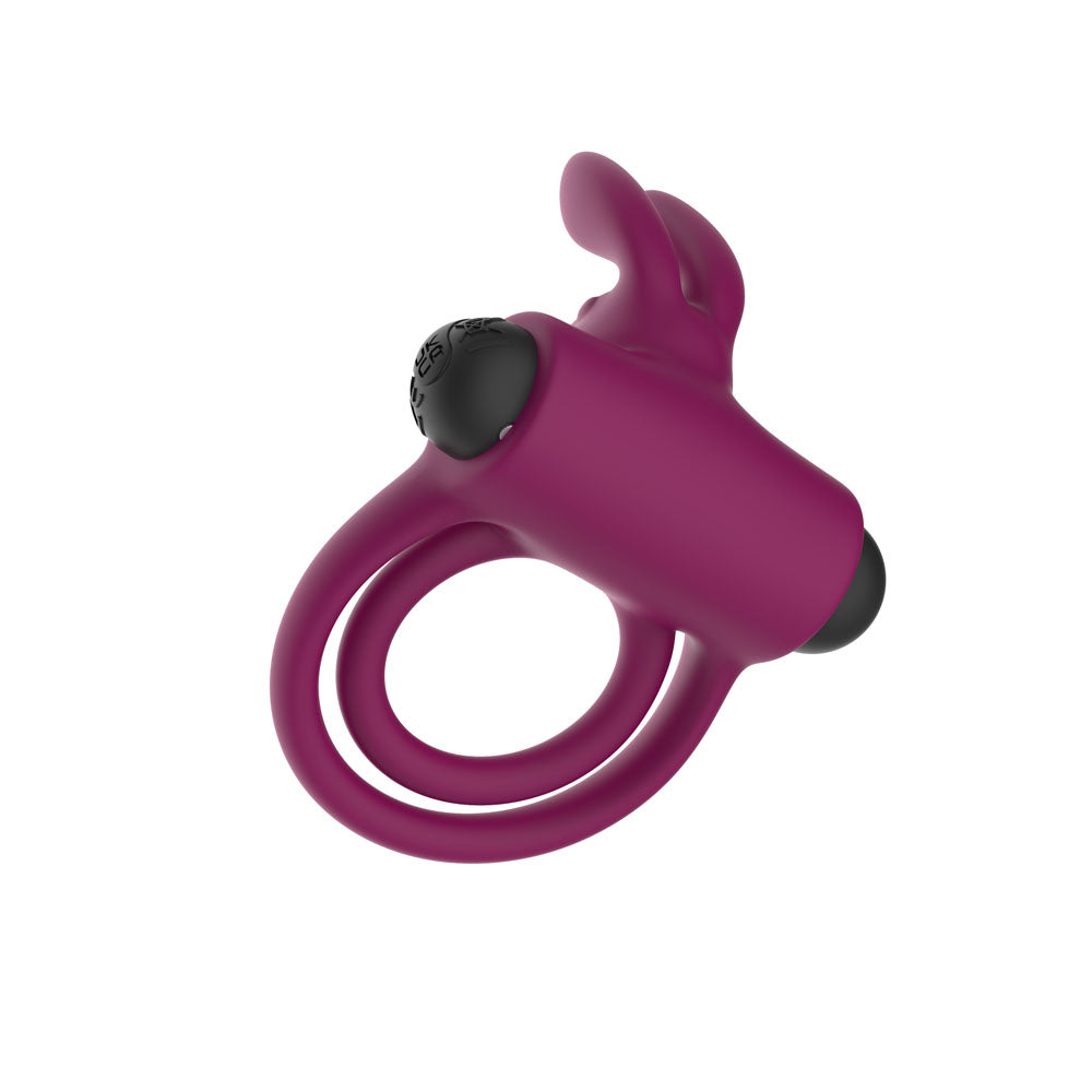 Passion Play Silicone Rabbit Vibrating Cock Ring – USB Rechargeable Penis Ring > Sex Toys > Couples Toys