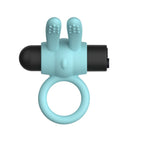 Passion Play Silicone Rabbit Vibrating Cockring - - USB Rechargeable Vibrating Penis Ring > Sex Toys > Couples Toys