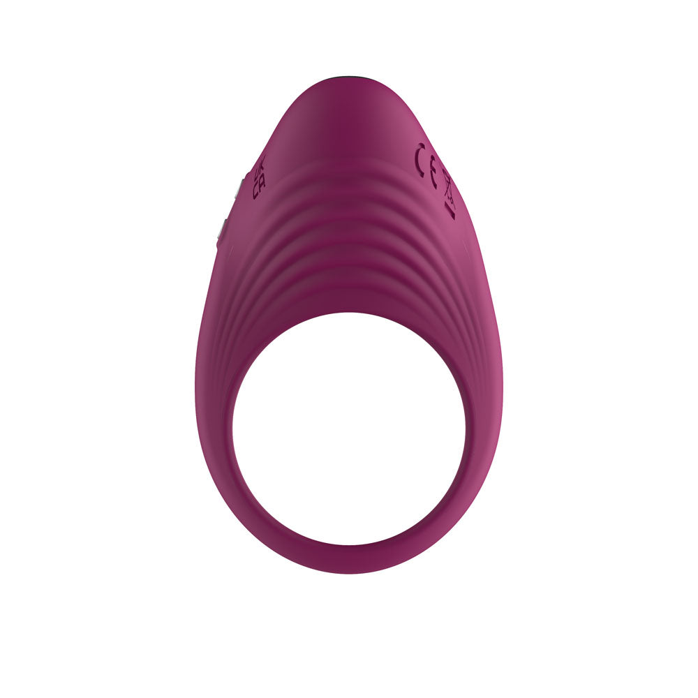 Passion Play Silicone Vibrating Cockring - USB Rechargeable Penis Ring > Sex Toys > Couples Toys