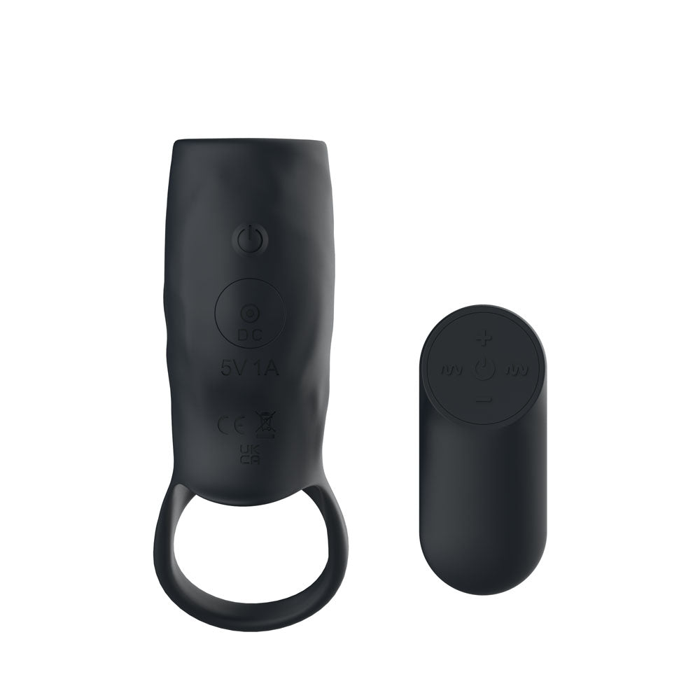 Passion Play Vibrating Cockring Sleeve – USB Rechargeable Penis Sleeve > Sex Toys For Men > Penis Sleeves