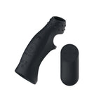 Passion Play Vibrating Cockring Sleeve – USB Rechargeable Wireless Remote Penis Sleeve Black > Sex Toys For Men > Penis Sleeves