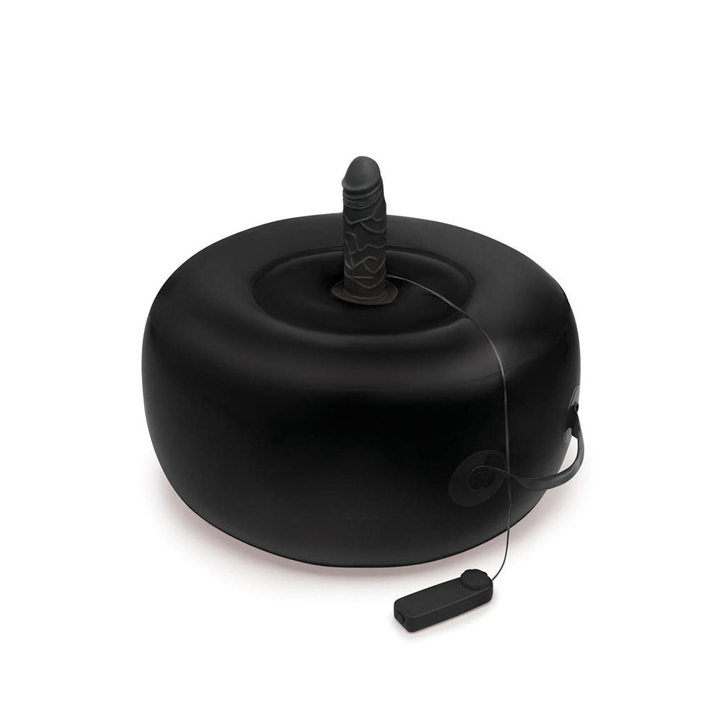 Whipsmart Inflatable Love Seat with 6 Inch Vibrating Dong – Inflatable Cushion Hands-Free Vibrator Vibrating Pads