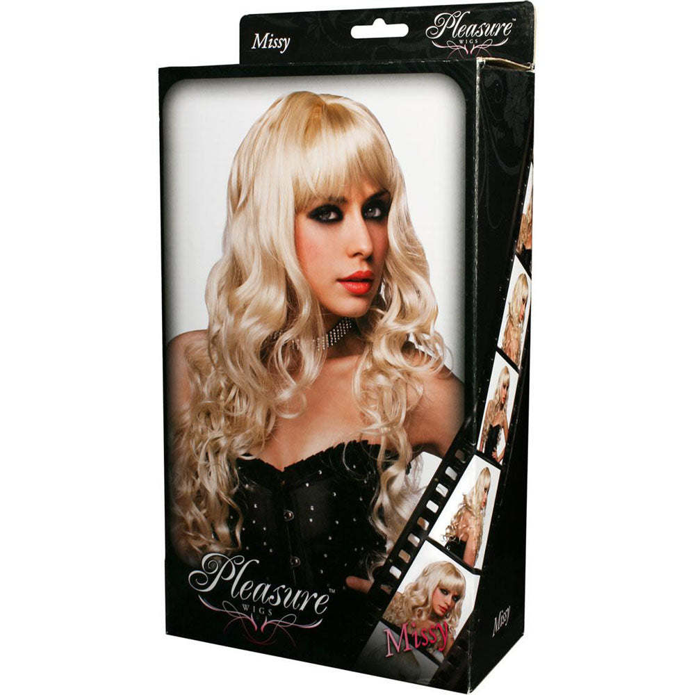 Pleasure Wigs Missy Platinum Blonde Synthetic Wig Default Title > Clothes > Wigs