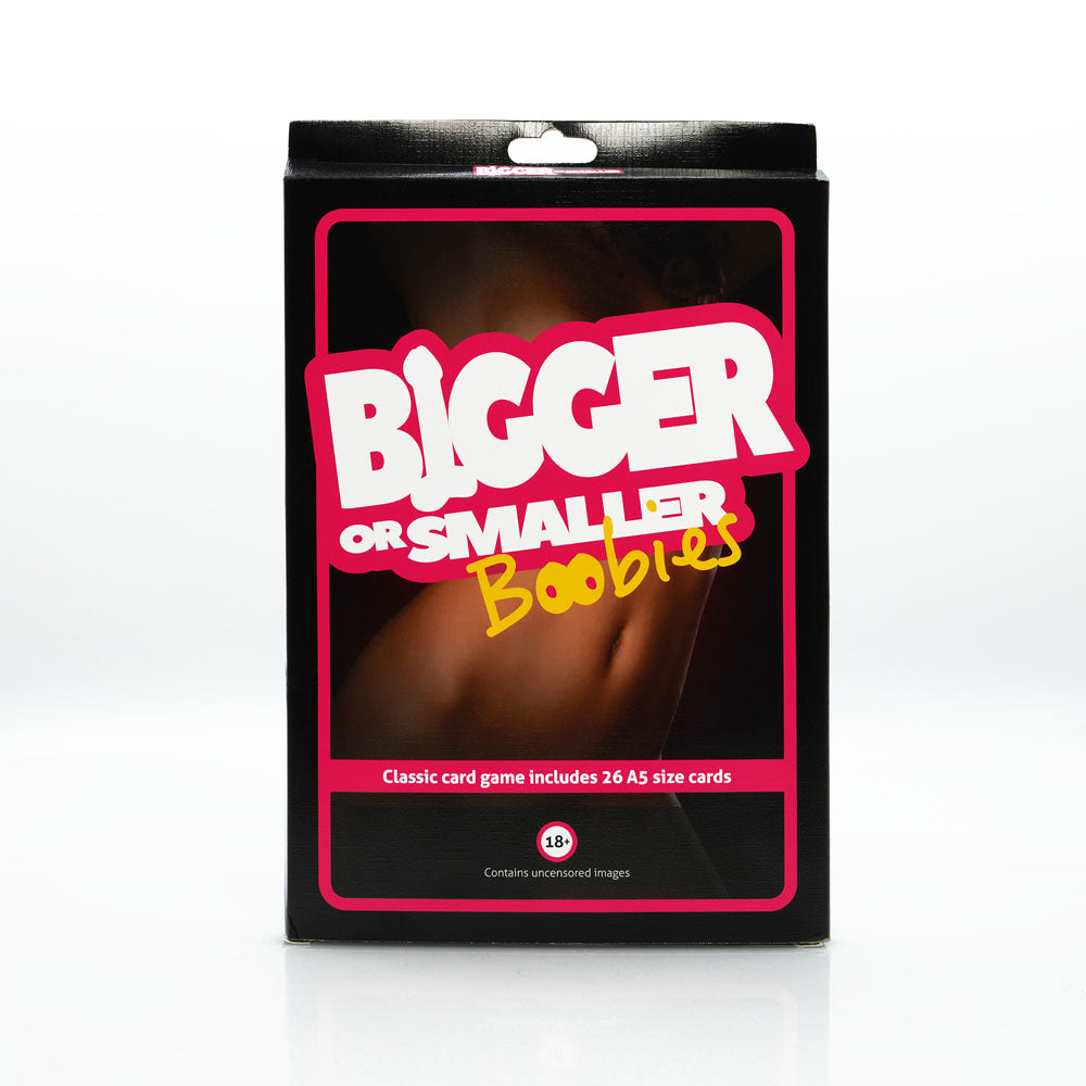 Bigger or Smaller Boobs – Adult Party Card Game > Novelties > Gag Gifts