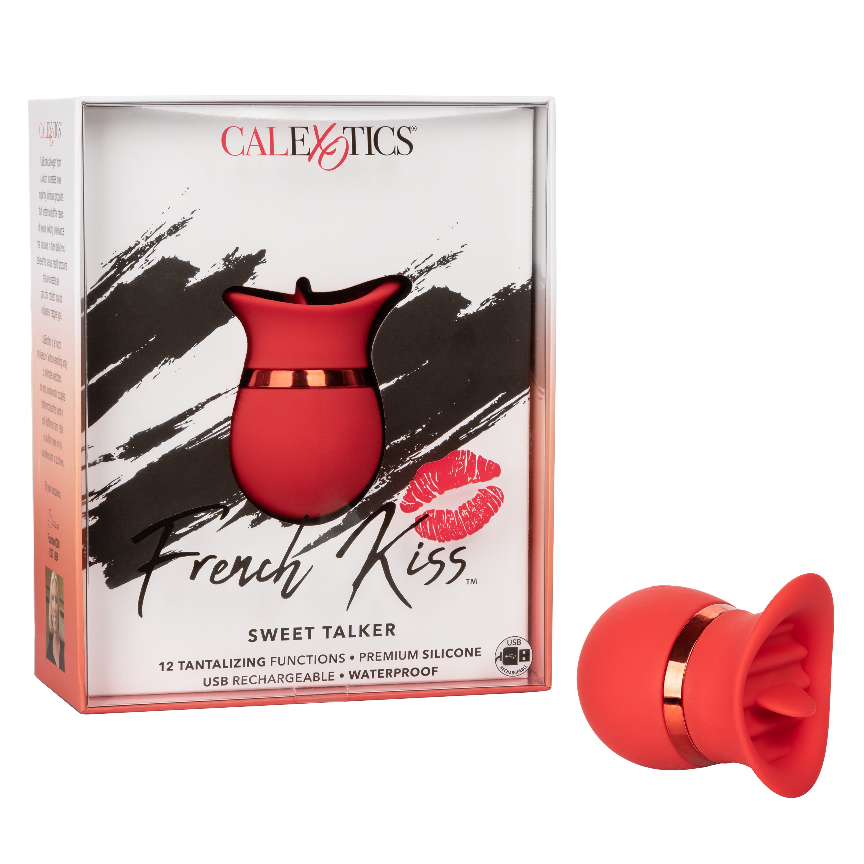 French Kiss Sweet Talker – Compact Massager with 12 Flickering Functions Vibrator > Vibrators > Finger Vibrators