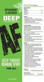 Deep AF Mint Flavoured Deep Throat Spray 29 ml > Lube > Oral Gels & Sprays