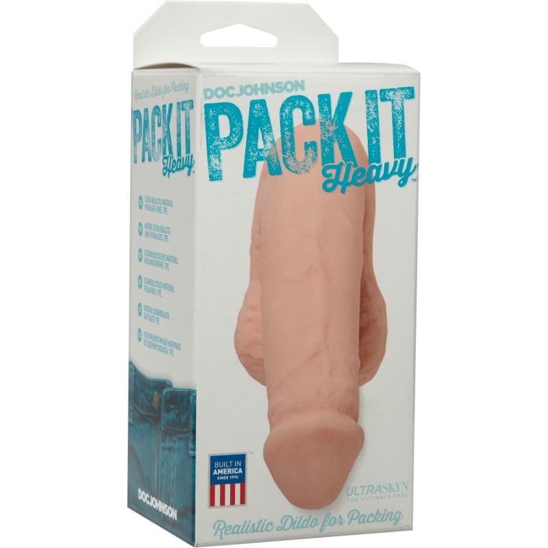 Pack It Heavy White 5.5 Inch Realistic Packer > Gender > Packers