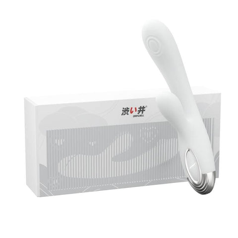 Pada Rabbit and G-Spot Pulsing Vibrator White 21.6cm Vibrators - G Spot