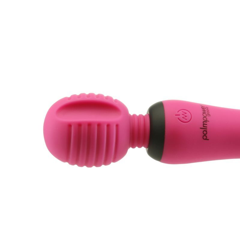 PalmPower Groove Mini Wand Fuchsia - Portable Massager Secondary image