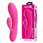 Party Up Clare Flexible Vibe 16.9 Centimeter Rabbit Vibrator > Vibrators > Ladies > Rabbit