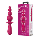 Party Up Evajane 17.1 Centimeter Beaded Vibrator > Anal Range > Vibrating Butt Plugs