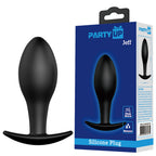 Party Up Jeff Silicone Butt Plug – Ultra-Soft Velvet Silicone 8.5 cm Anal Toy > Anal Range > Butt Plugs