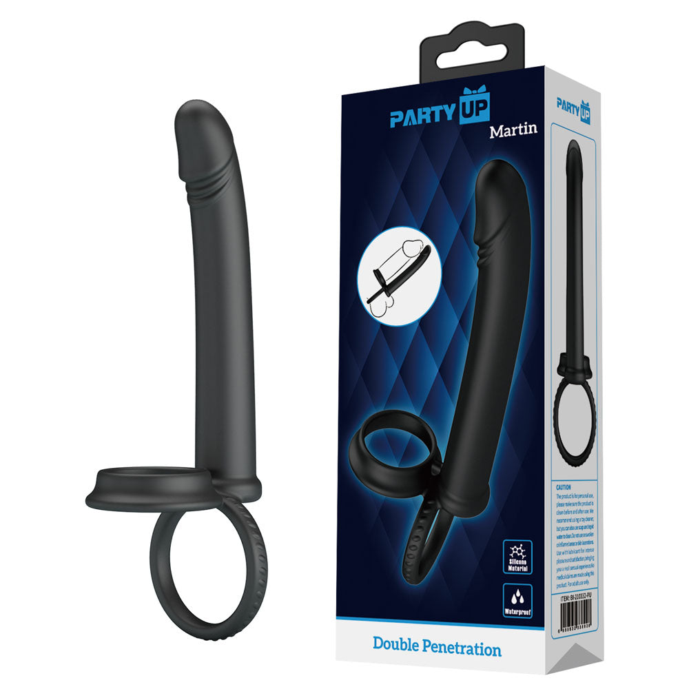 Party Up Martin Double Penetrator Cock and Ball Rings > Cock Ring > Single