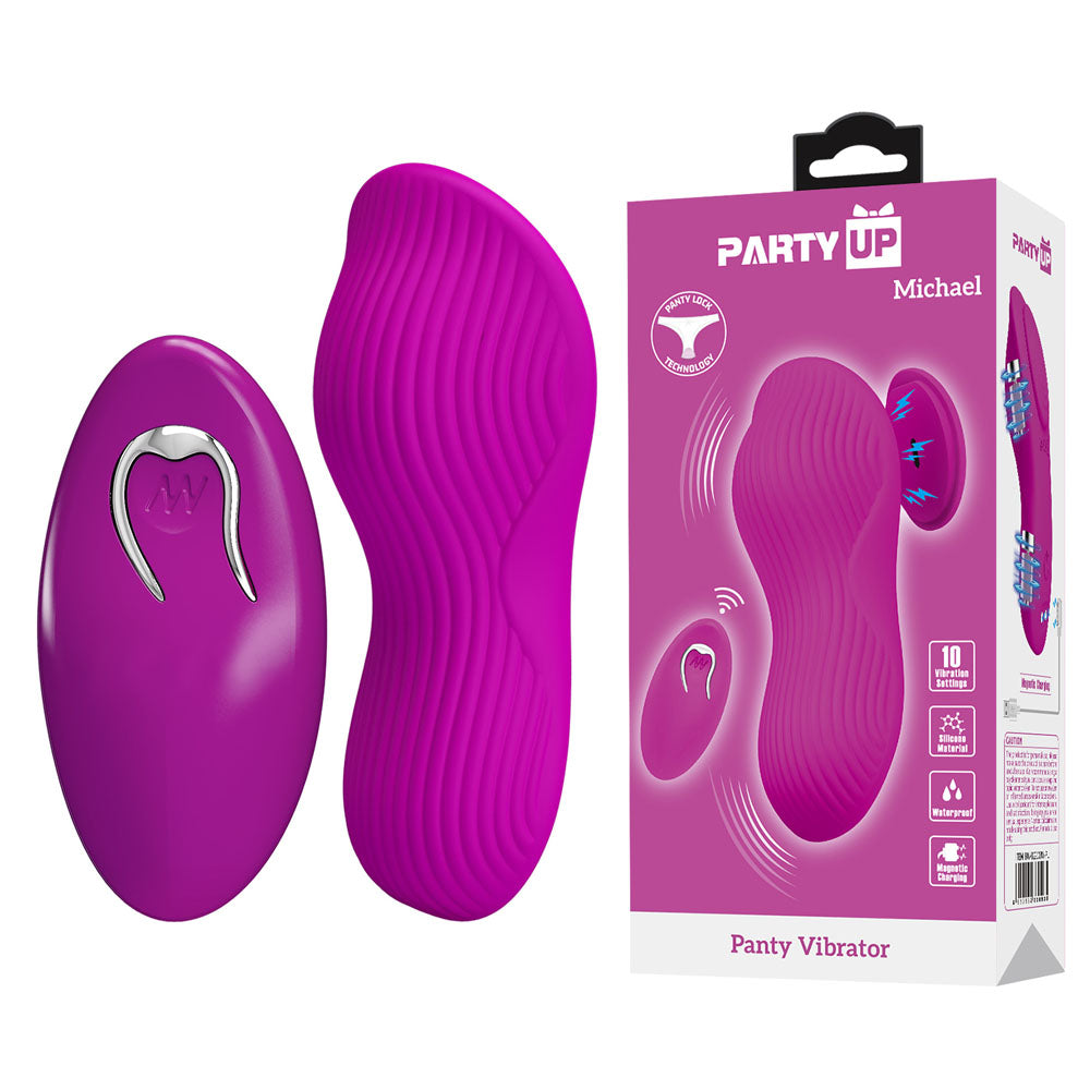 Party Up Michael Panty Vibe Panty Vibrator with Wireless Remote Control > Sex Toys For Ladies > Panty Vibes Main image