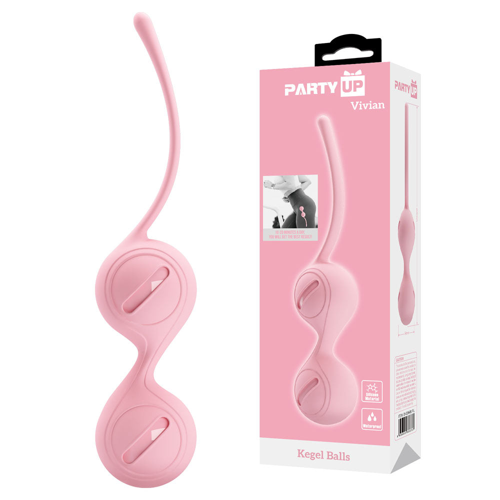 Party Up Vivian Kegel Balls Silicone Pelvic Strengthening Exercise Toy > Sex Toys For Ladies > Kegel Exercise Main image