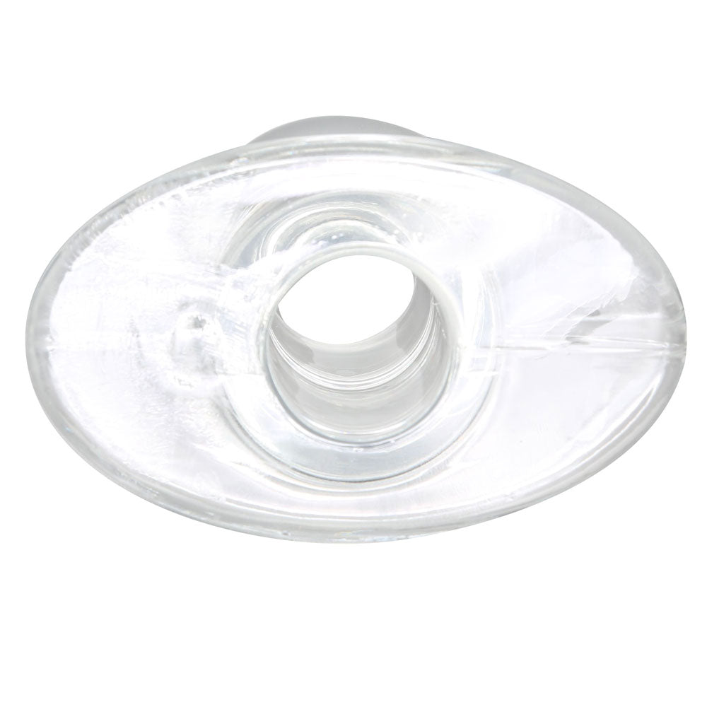 Perfect Fit Tunnel Plug Medium Clear Butt Plugs - Hollow