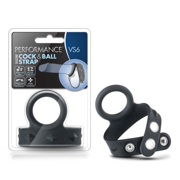 Performance VS6 Silicone Cock and Ball Strap – Adjustable Silicone Cock and Ball Strap > Cock Ring > Adjustable Main image
