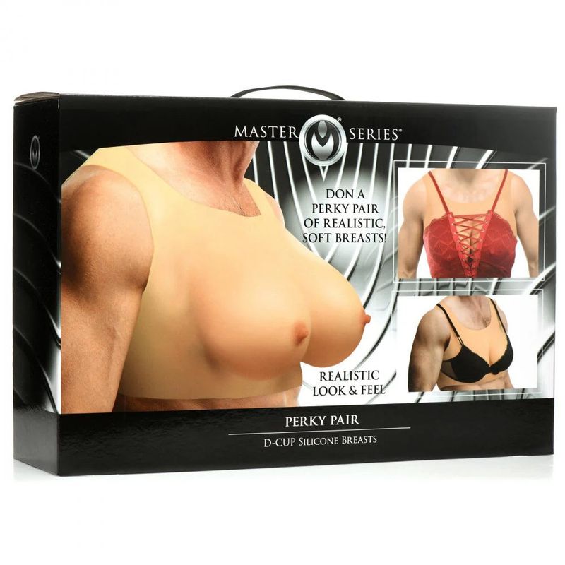 Perky Pair D Cup Silicone Breasts Natural Color > Gender > Bodyforms