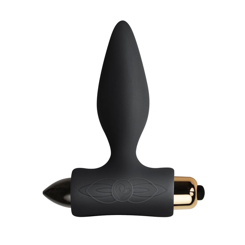 Petite Sensations Plug Black Vibrating Silicone Compact Anal Toy Secondary image