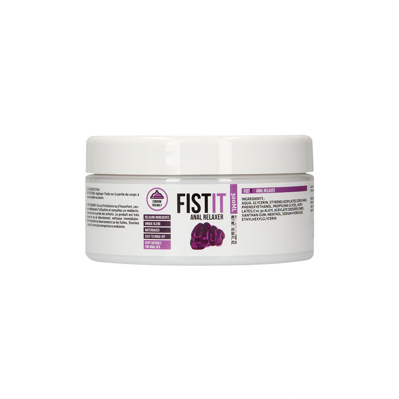 Pharmquests Fist-It Anal Relaxer Water Based Lubricant 300 mls Tub Default Title Anal Lubricant