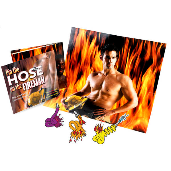 Pin The Hose On The Fireman Adult Bachelorette Game Party > Novelties > Bachelor & Bachelorette Items