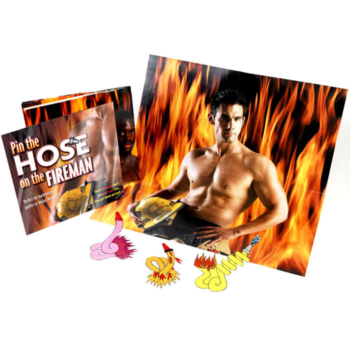 Pin The Hose On The Fireman Adult Bachelorette Game Party > Novelties > Bachelor & Bachelorette Items