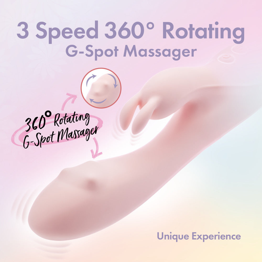 Play With Me Fairy Submersible Flutter Rabbit Vibrator 4.5" insertable > Vibrators > Ladies > Rabbit