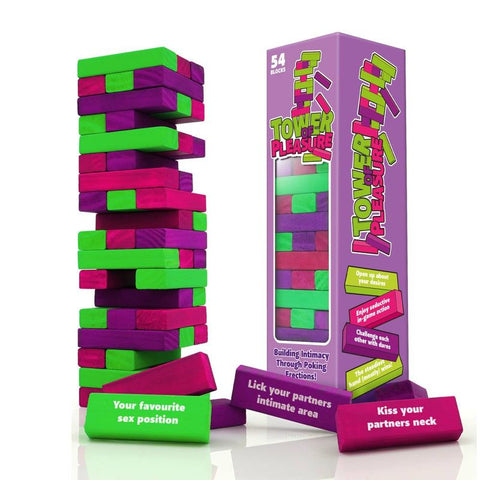 Play Wiv Me Tower of Pleasure Game for Intimate Gatherings Games