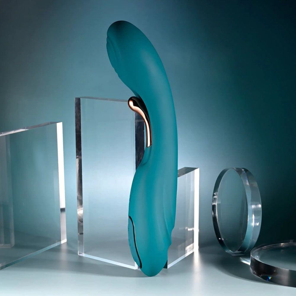 Playboy Pleasure Aurelie Vibrator – 22.7 cm Rose Gold G-Spot Stimulator > Sex Toys For Ladies > G-Spot Vibrators