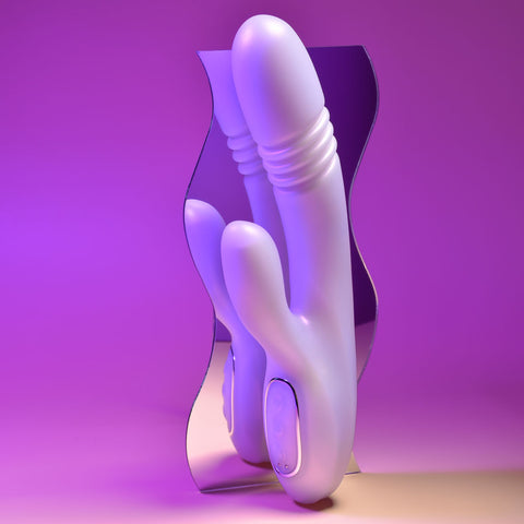 Playboy Pleasure BUMPING BUNNY Rabbit Vibrator 22.9cm > Vibrators > Ladies > Rabbit