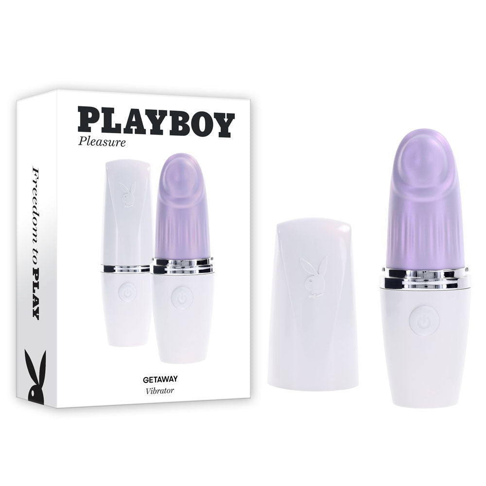 Playboy Pleasure GETAWAY Tapping Toy 14.2 cm Waterproof > Vibrators > Ladies > Clitoral Vibrators and Stimulators Main image