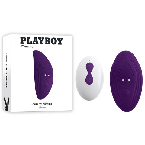 Playboy Pleasure OUR LITTLE SECRET Wearable Panty Vibrator Purple STIMULATORS