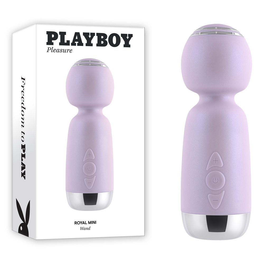 Playboy Pleasure ROYAL MINI Compact Wand Vibrator 10 Speeds > Sex Toys > Mini Massagers Main image