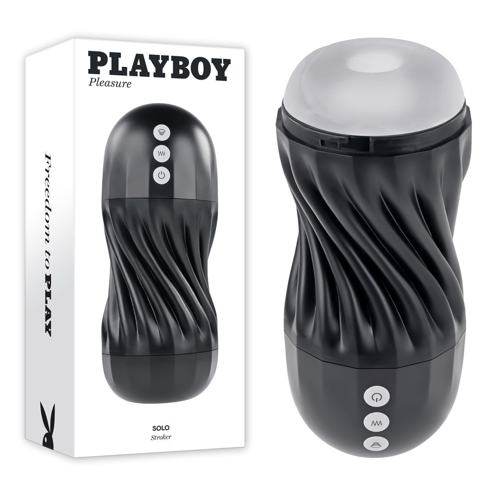 Playboy Pleasure SOLO Stroker with Vibrating Functions > Sex Toys For Men > Masturbators > Vibrating Main image