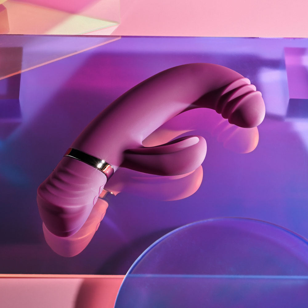 Playboy Pleasure TAP THAT G-Spot Vibrator with Tapping Action > Vibrators > Ladies > Rabbit Multi