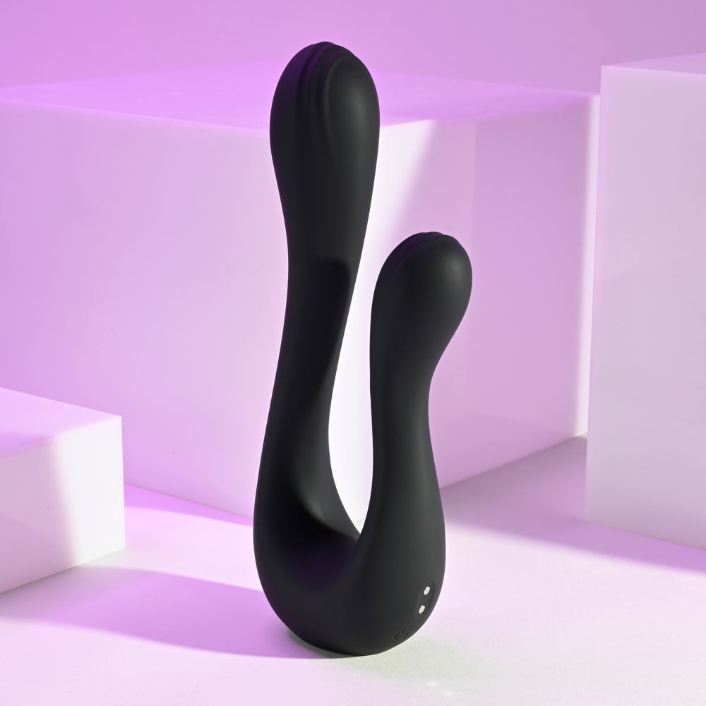 Playboy Pleasure THE SWAN Dual Shaft Vibrating Toy for Couples Couples Toys