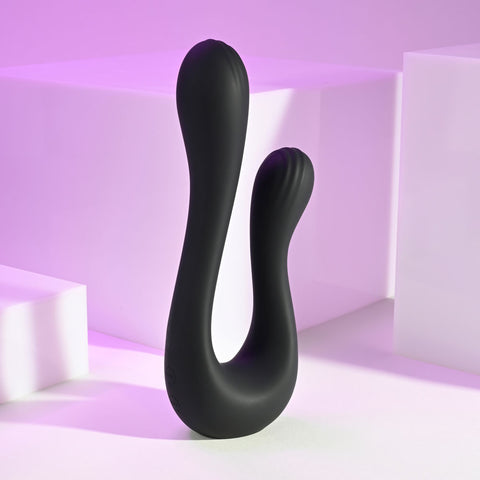 Playboy Pleasure THE SWAN Dual Shaft Vibrating Toy for Couples Couples Toys