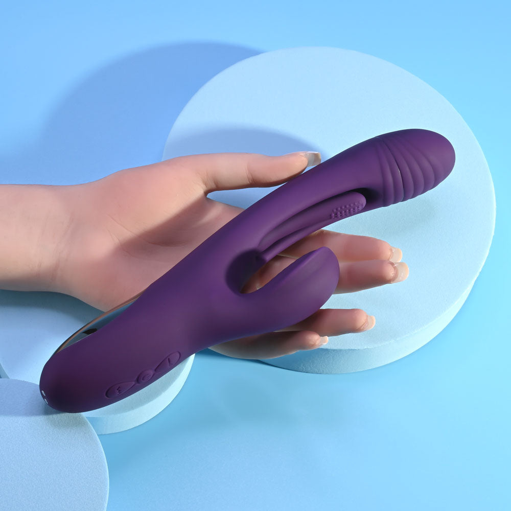 Playboy Pleasure THE THRILL 24.4cm Rabbit Vibrator with 7 Speeds > Vibrators > Ladies > Rabbit