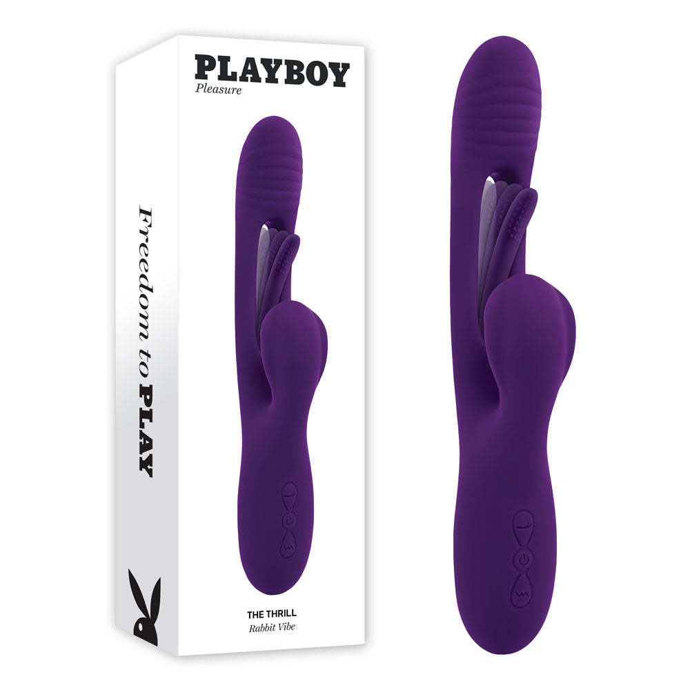 Playboy Pleasure THE THRILL Rabbit Vibrator with 7 Speeds > Vibrators > Ladies > Rabbit Main image