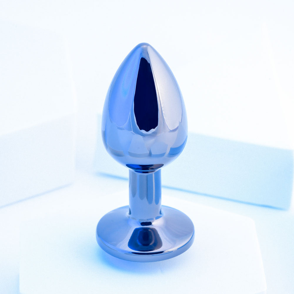 Playboy Pleasure Tux Small Metal Butt Plug 7.4 cm Size > Anal Range > Jewel Butt Plugs
