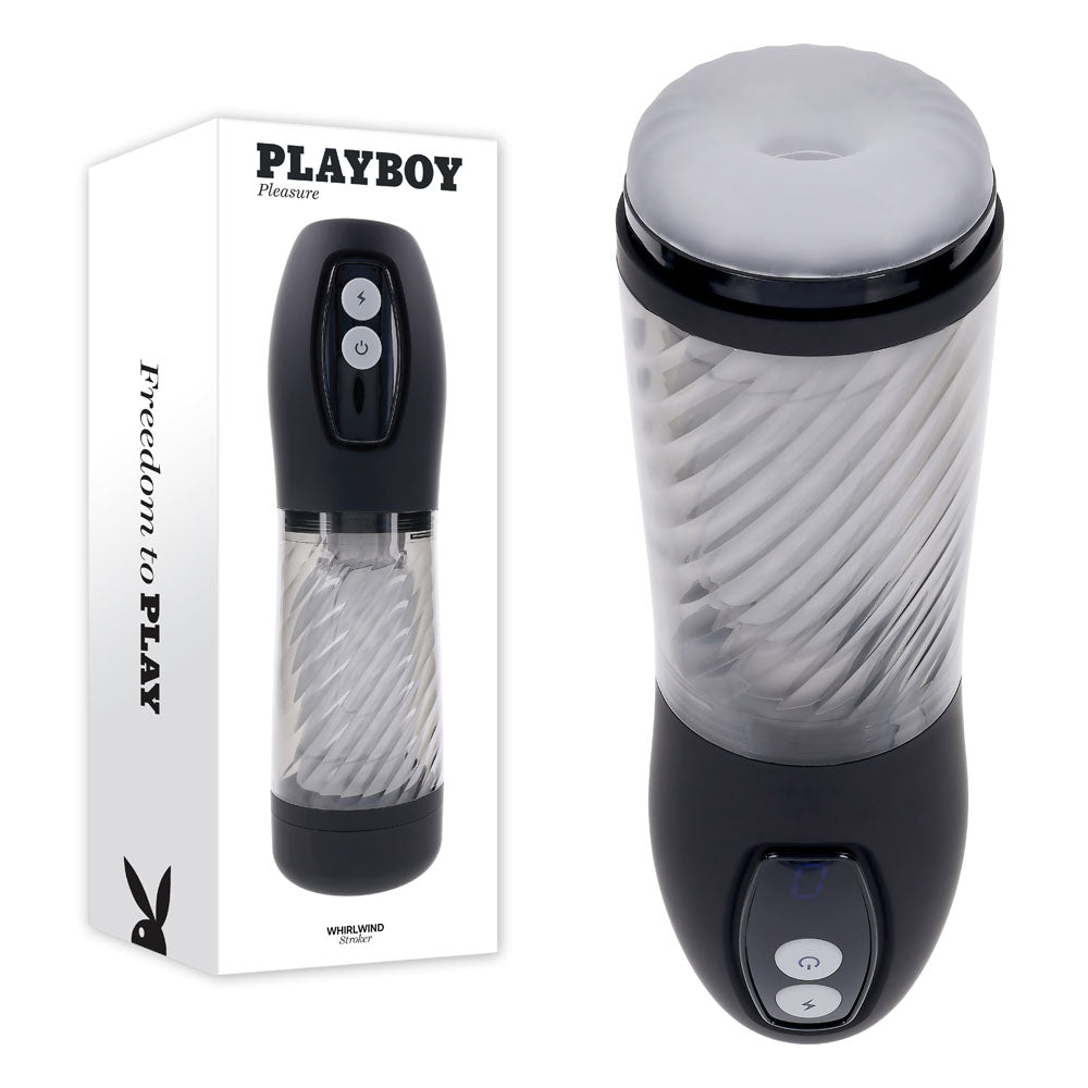 Playboy Pleasure WHIRLWIND 8.3cm Auto Stroker > Sex Toys For Men > Masturbators Premium Main image